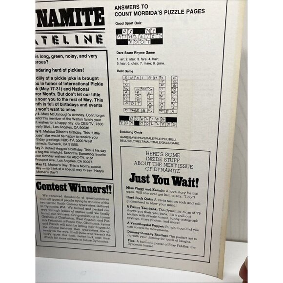 Dynamite Magazine Christopher Reeve Cover Issue No 59 1979 VGUC - Picture 12 of 15